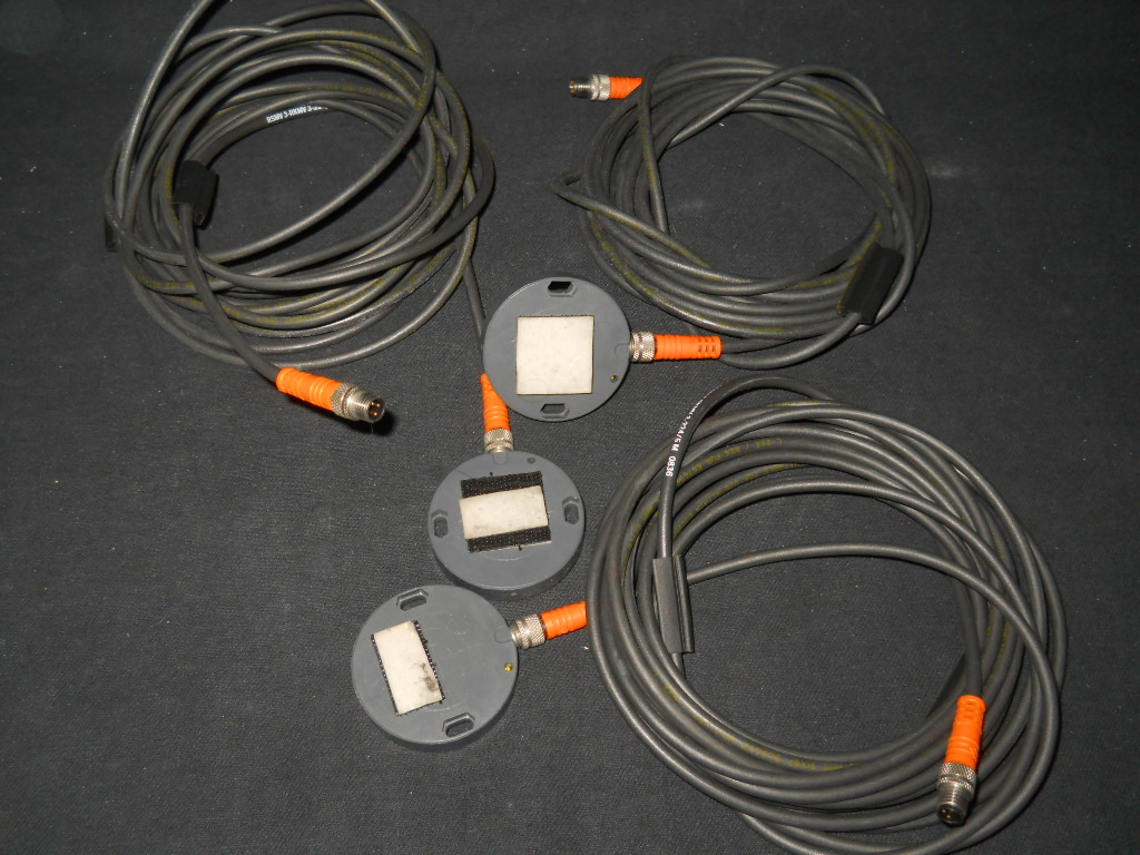 Lot of (3) SCAT Europe Level Control Disc Sensors for Signal Box