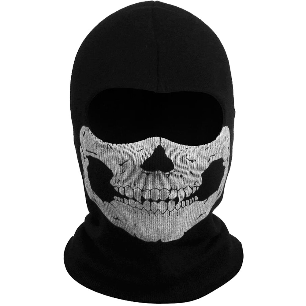 Skull Balaclava Tactical Hood Mask Bandana Scarf Motorcycle Cycling Sun Hood US