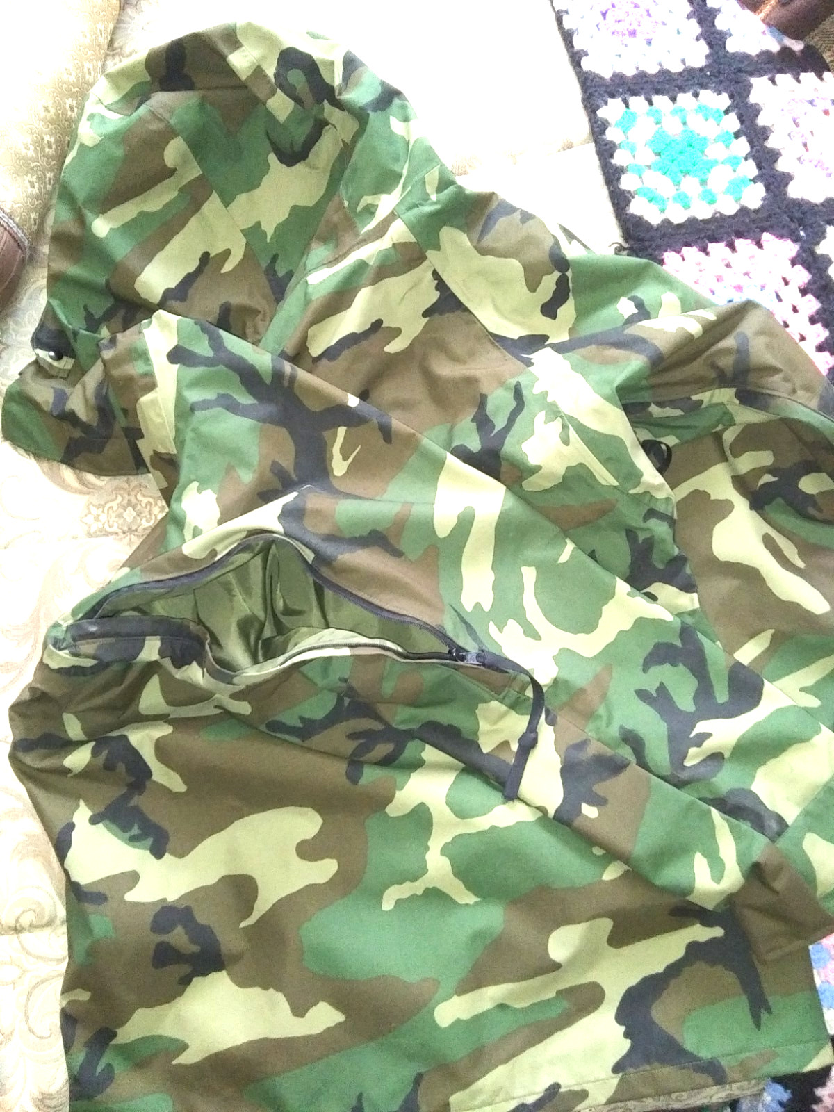 US Army Woodland Camo Parka size 40