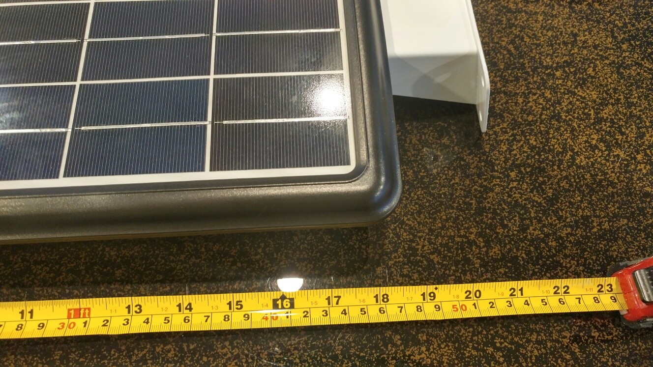 Solar Street Light 10 watt ( 15 watt Solar Panel ) Powerful, Easy to Install