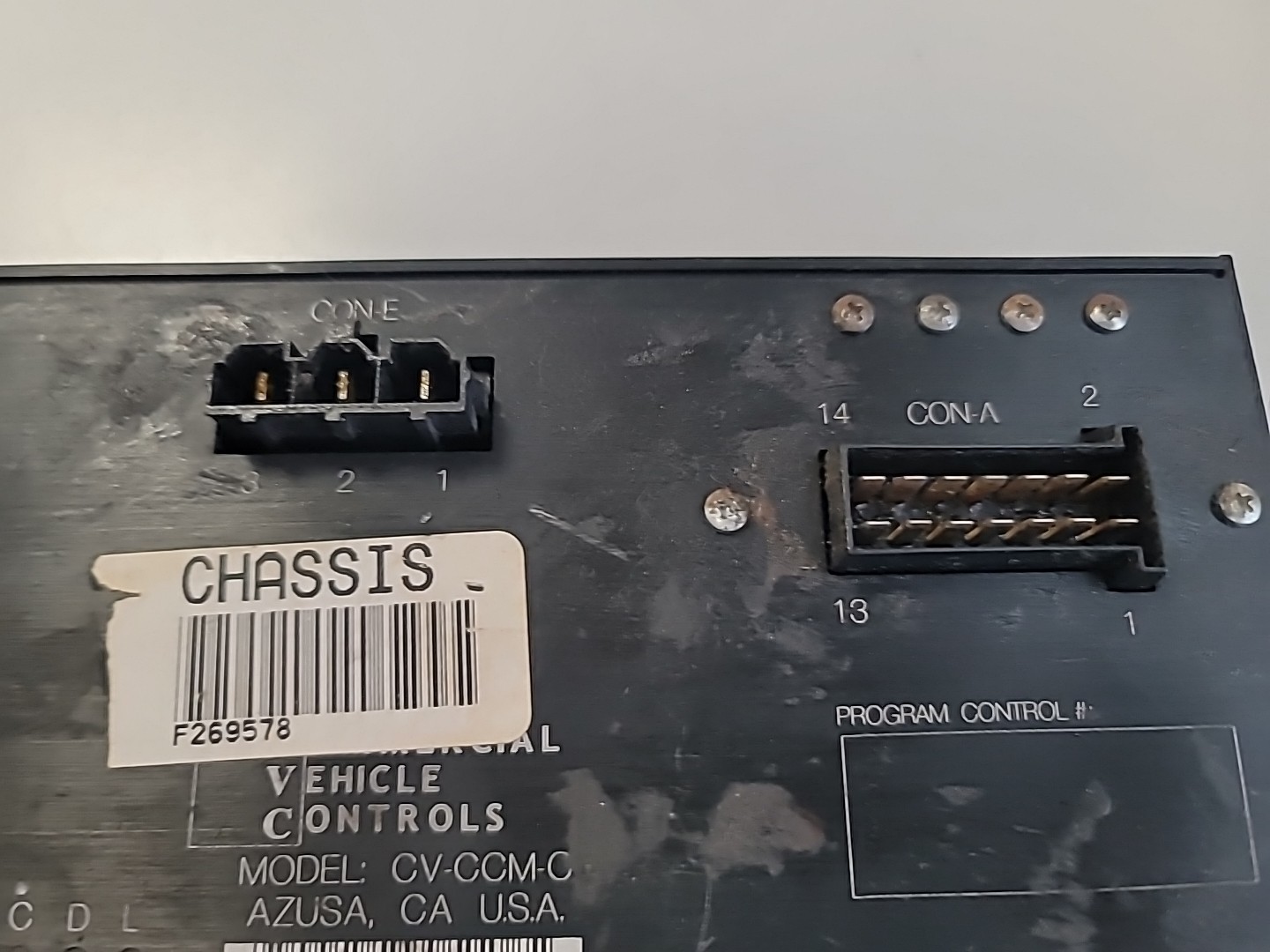 00115307 Multiplex Control Module Blue Bird Vision, CV-CCM-C, CVC, SN 15091185