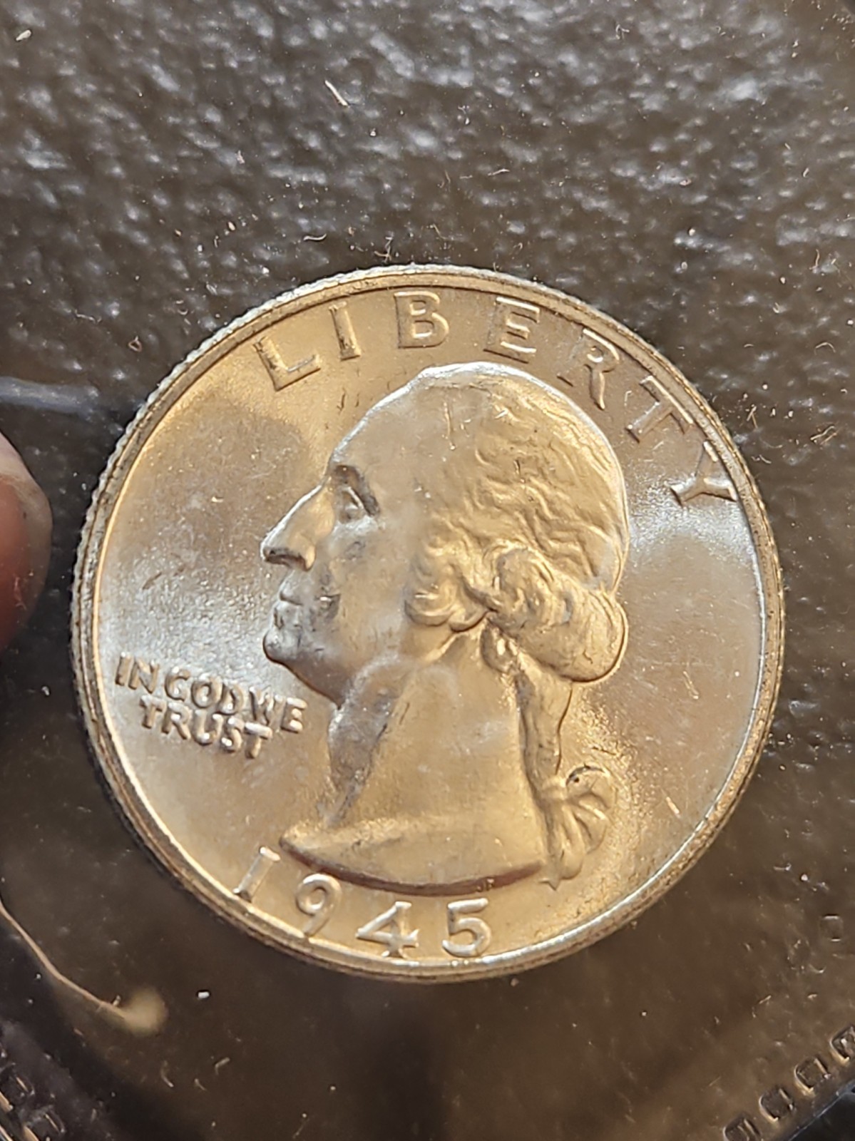 1945-S WASHINGTON QUARTER 'UNC '#0513