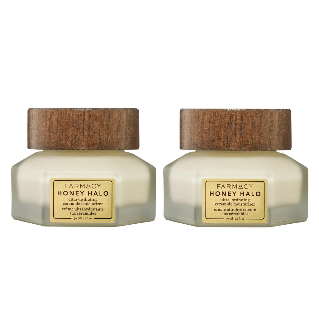 2X FARMACY HONEY HALO ULTRA-HYDRATING CERAMIDE MOISTURIZER CREAM  1.7 FL OZ EA.