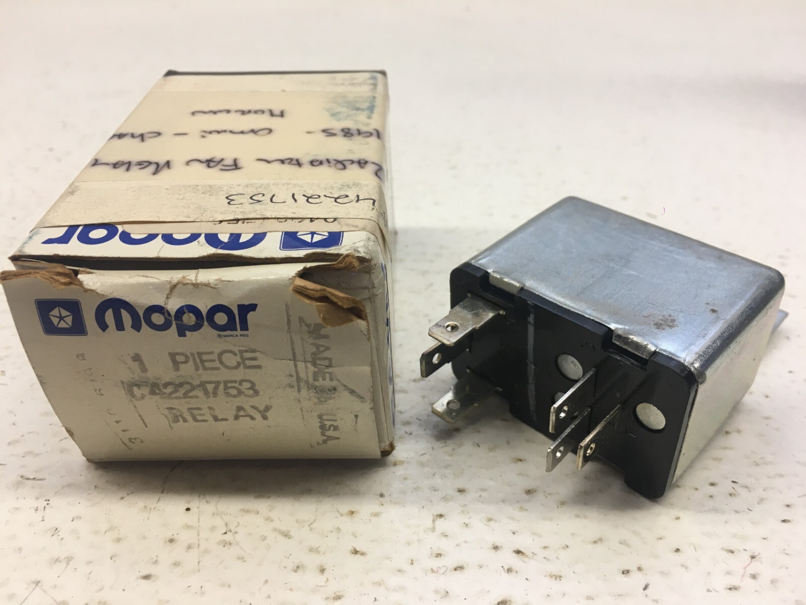 Genuine Mopar Radiator Fan Motor Relay 1985 Chrysler Dodge Plymouth 4221753
