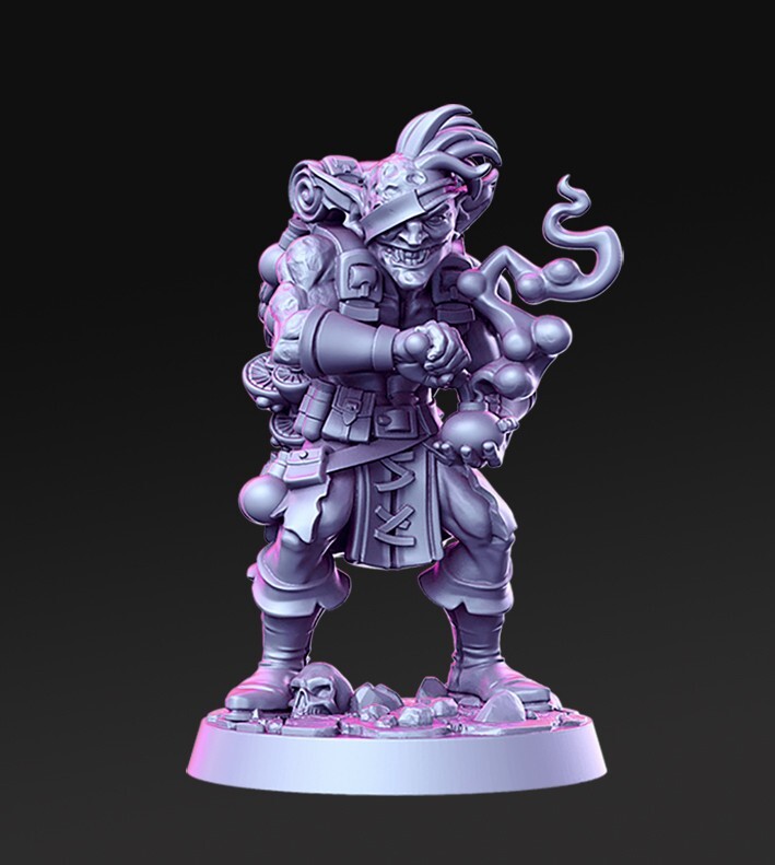 Dungeons and Dragons - Playable Character - Goblin Baznazz - Artificer