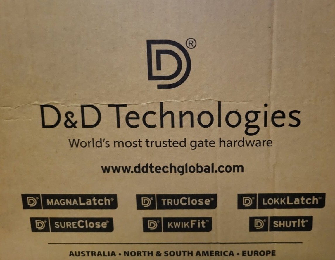 D&D TECHNOLOGIES TL01 T-Latch Action Gate Latch, Padlock Gravity Gate Latch, for