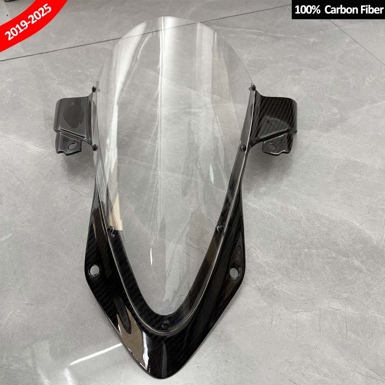 Fairing clear Screen Windshield Carbon Fiber