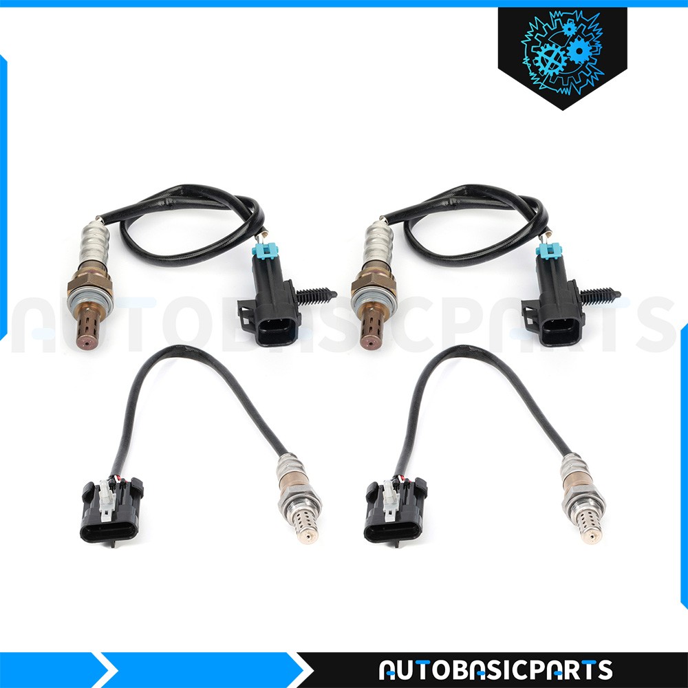 For 1999-2002 Chevy Silverado 1500 4x Upstream + Downstream O2 Oxygen 02 Sensors