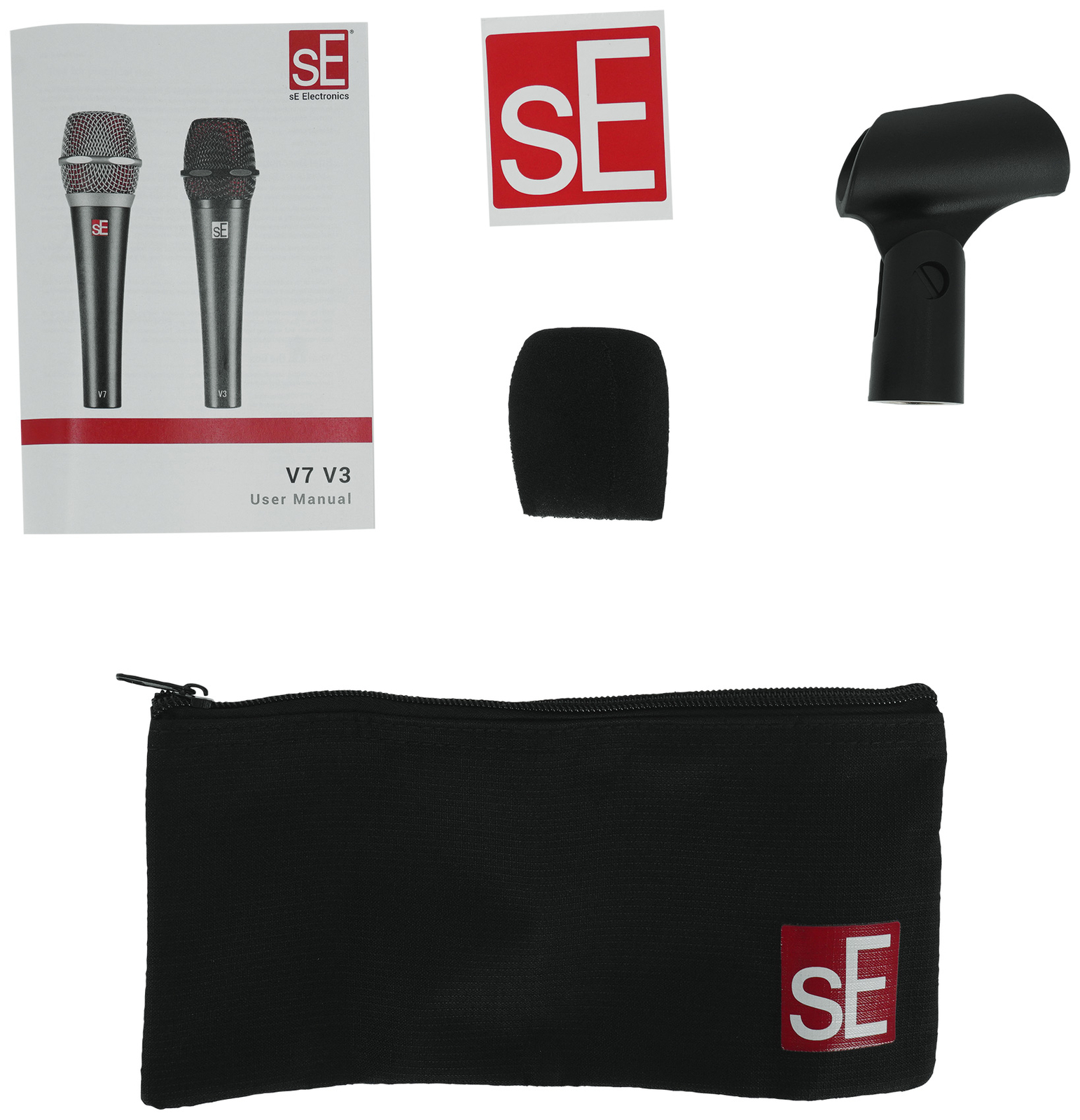 Se Electronics V7 Switch Supercardioid Handheld Microphone w/Magnetic Switch