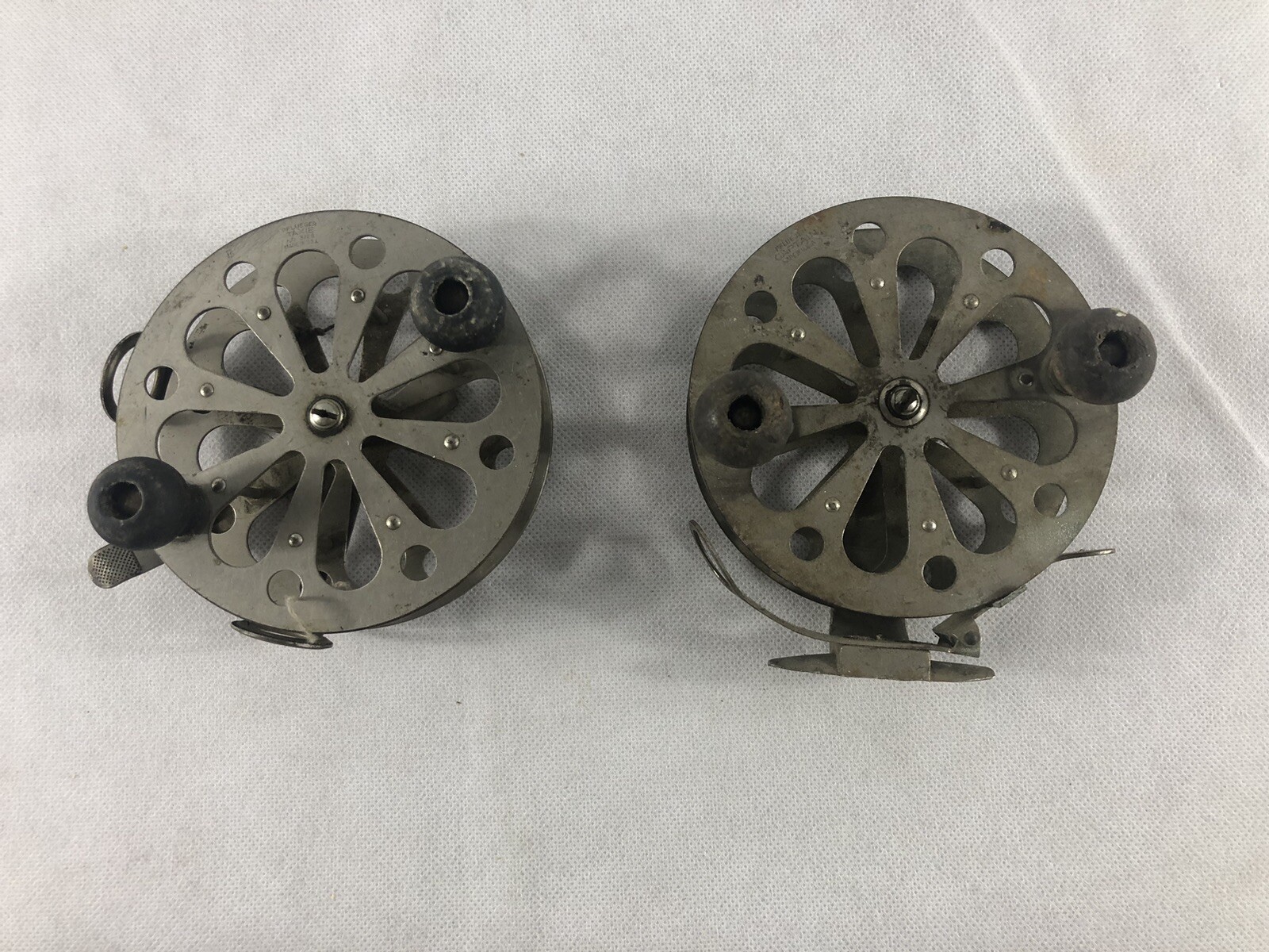 2 Vintage Pflueger Salt Water Reels, Captain and Taxie #3128