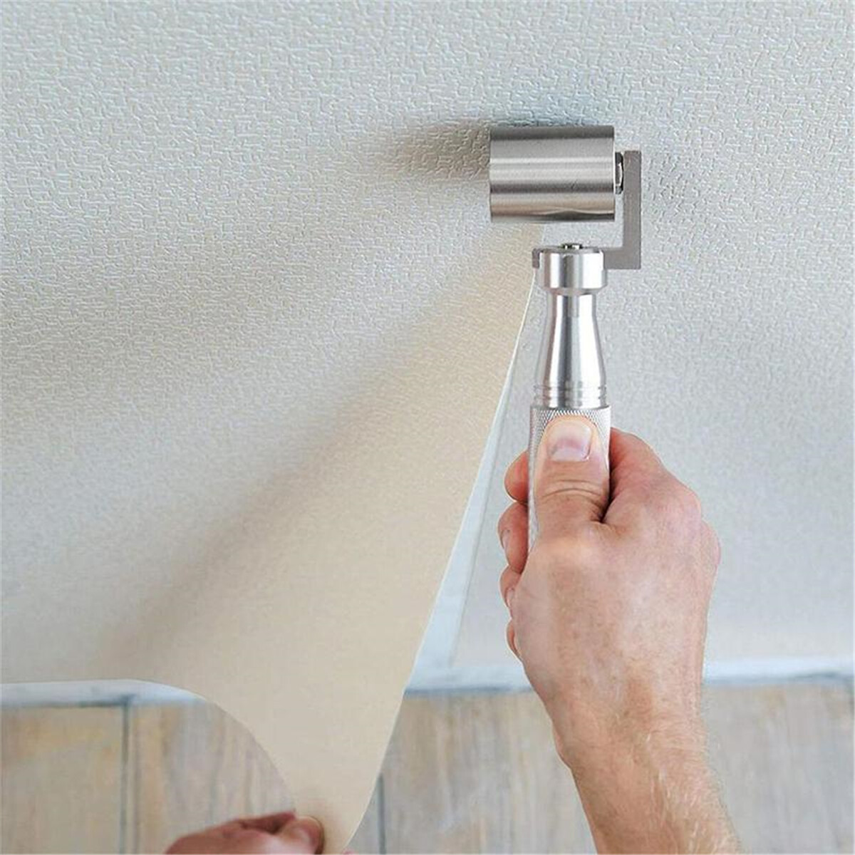 Stainless Steel Wallpaper Seam Roller Home Seamed Wall Paper Hand Smoothing Tool