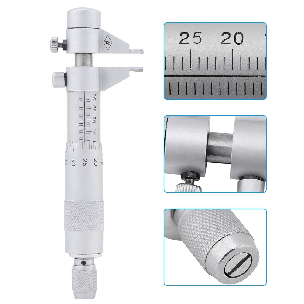 Micrometer 5-30mm Hole Internal Diameter Gauge 0.01mm +Case