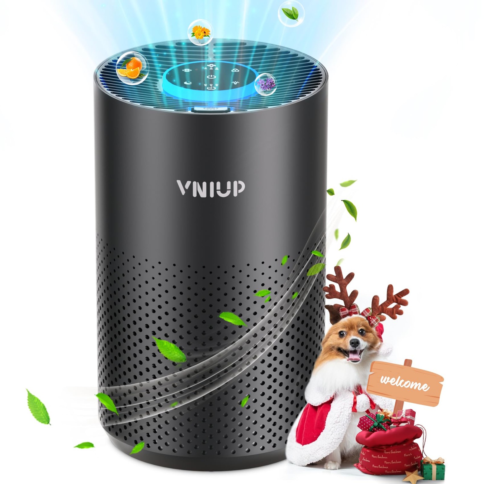 Air Purifiers for Bedroom Home up to 1250 ft², Vniup H14 True HEPA Room Air P...