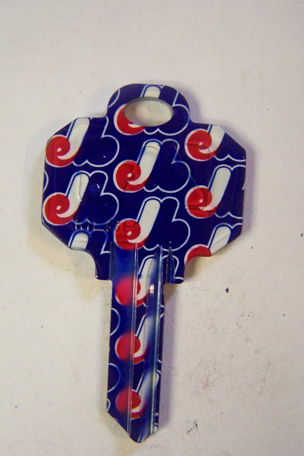 Montreal Expos vintage Schlage SC1 key blank