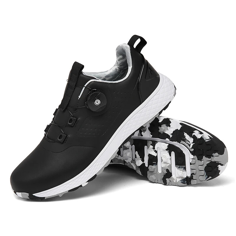 Golf Men's Sneakers Waterproof Sport Golfing Shoes Anti Slip Light Walking Shoes