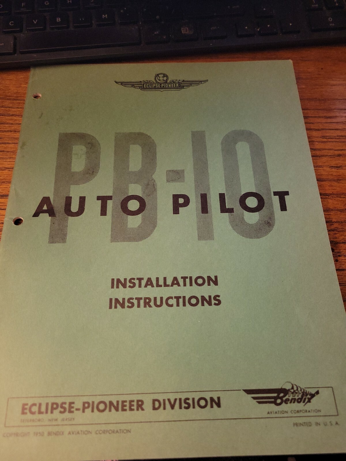 Bendix  Eclipse -Power  Autopilot Install Manual, PB-10