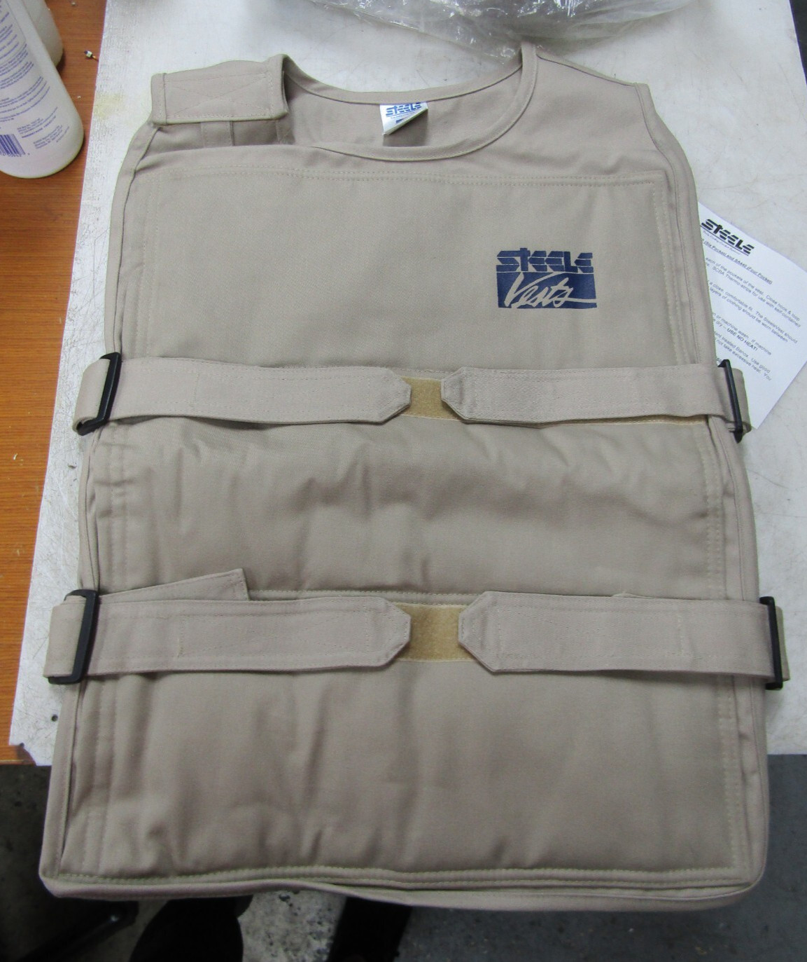 💥NEW STEELE BEIGE SIX POCKET THERMO COOLING VEST SA1140