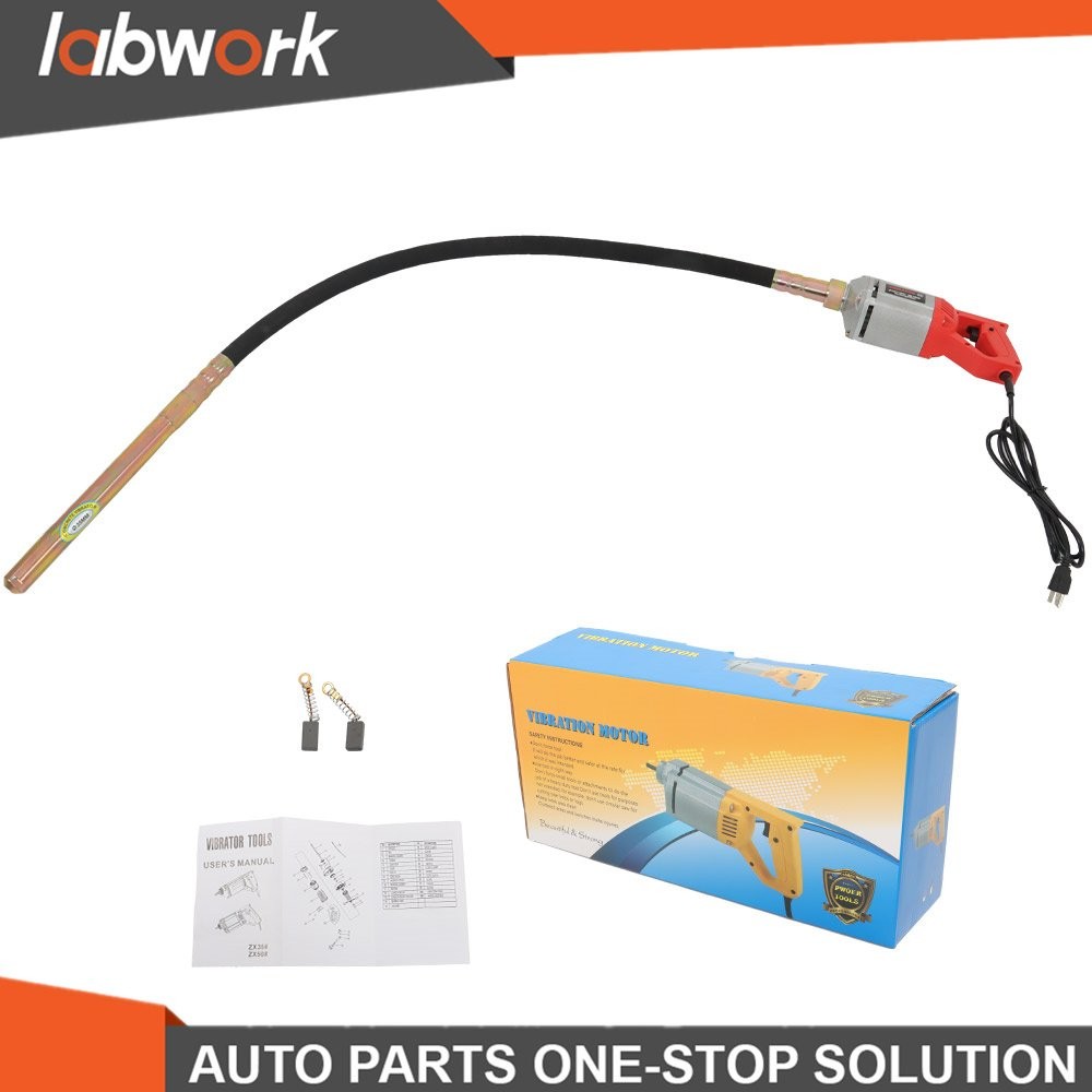 Labwork 110V Electric Concrete Vibrator 1300W Portable Cement Concrete Tool