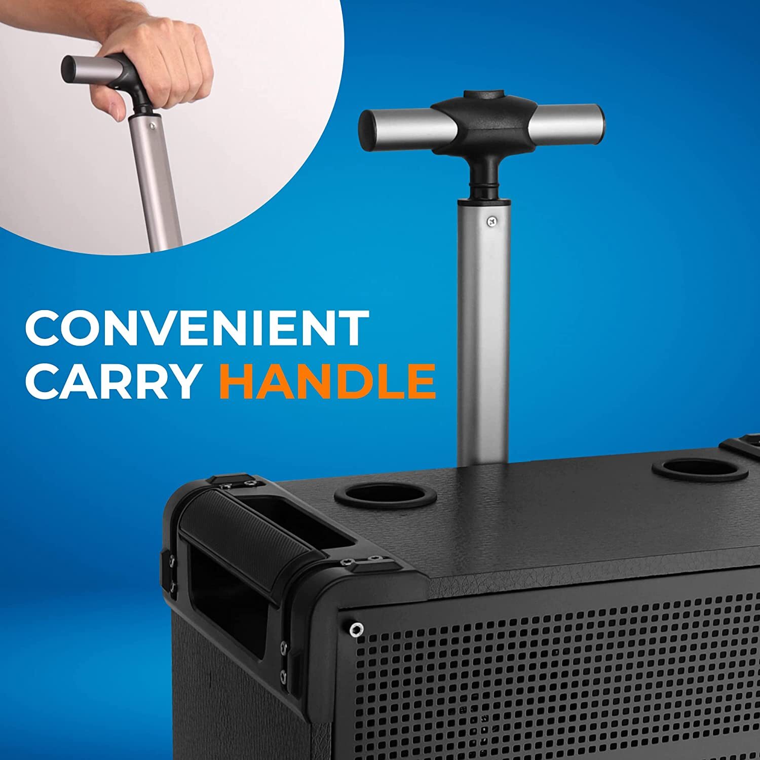 PylePro 10'' Portable Wireless Bluetooth Speaker System