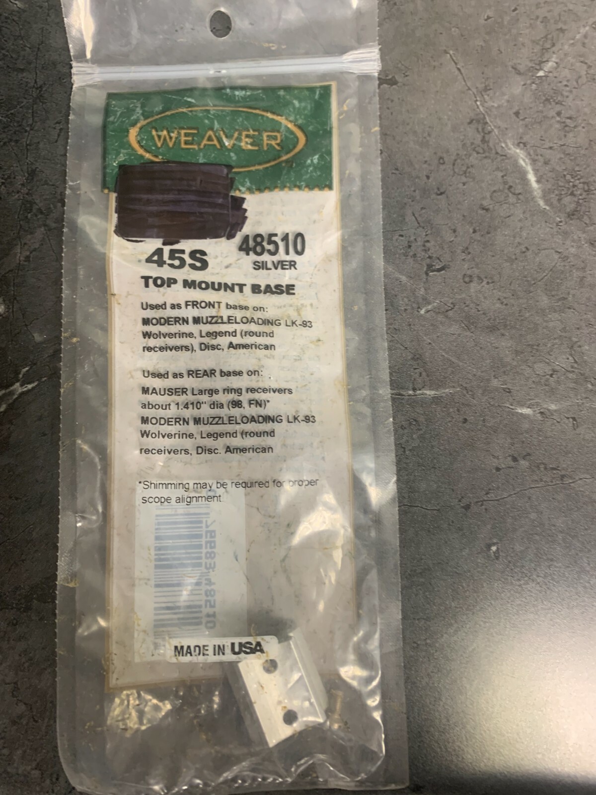 Top Mount Base 48510 45s