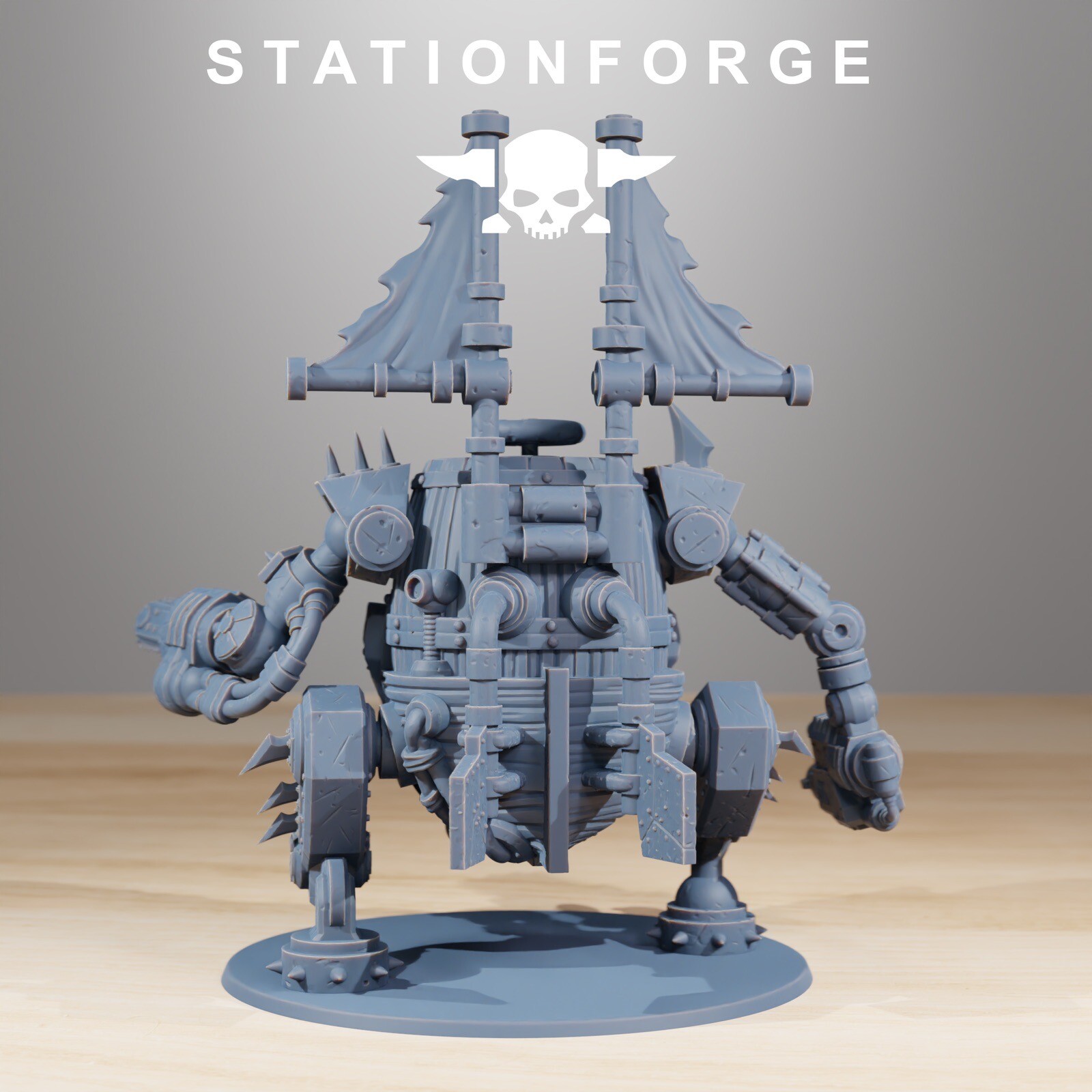 Orc Gob Pirate Bots, Gobboz, Killer Division, Stationforge (without Crew) x4