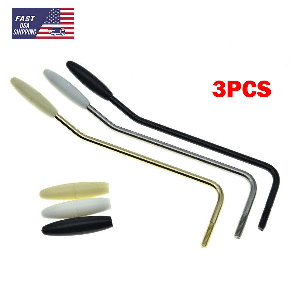 3pcs Steel Thread Tremolo Trem Arm Whammy Bar For USA Fender Stratocaster US