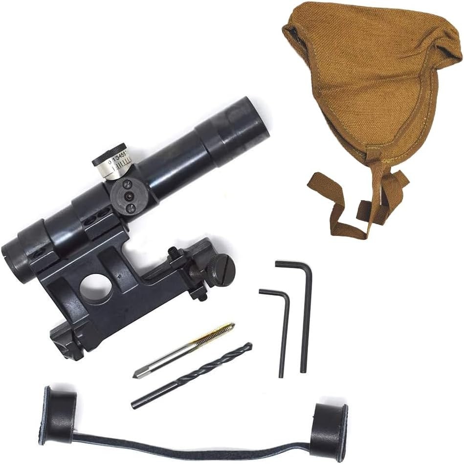 MG 4X20 Mosin Nagant 91/30 SVT-40 Riflescope with Steel Mount and Steel Tube