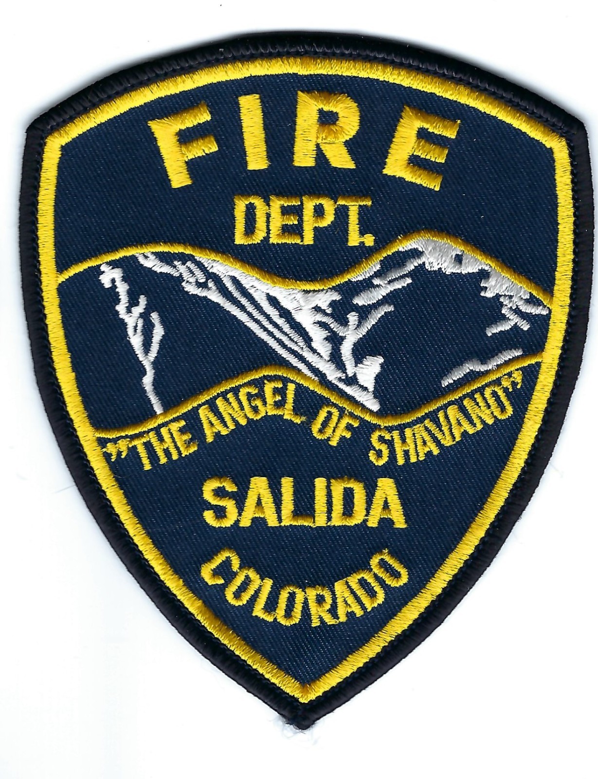 Salida (Chaffee County) CO Colorado Fire Dept. patch - NEW! *ANGEL of SHAVANO*