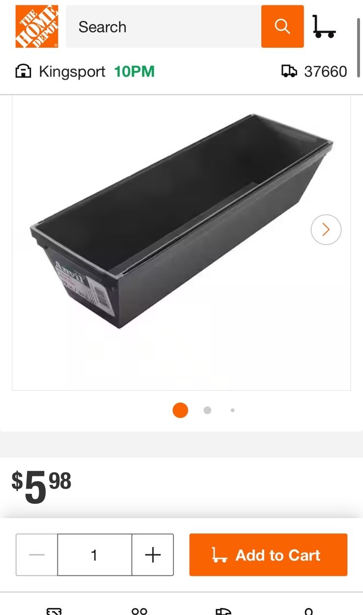 Plastic Drywall Mud Pan 12in Set Of 8