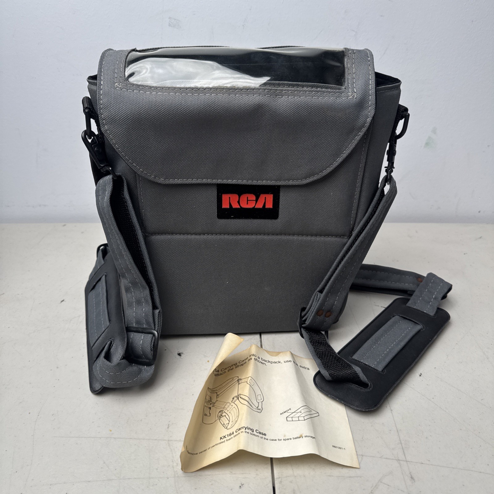 Vintage RCA KK164 Carry Case Backpack