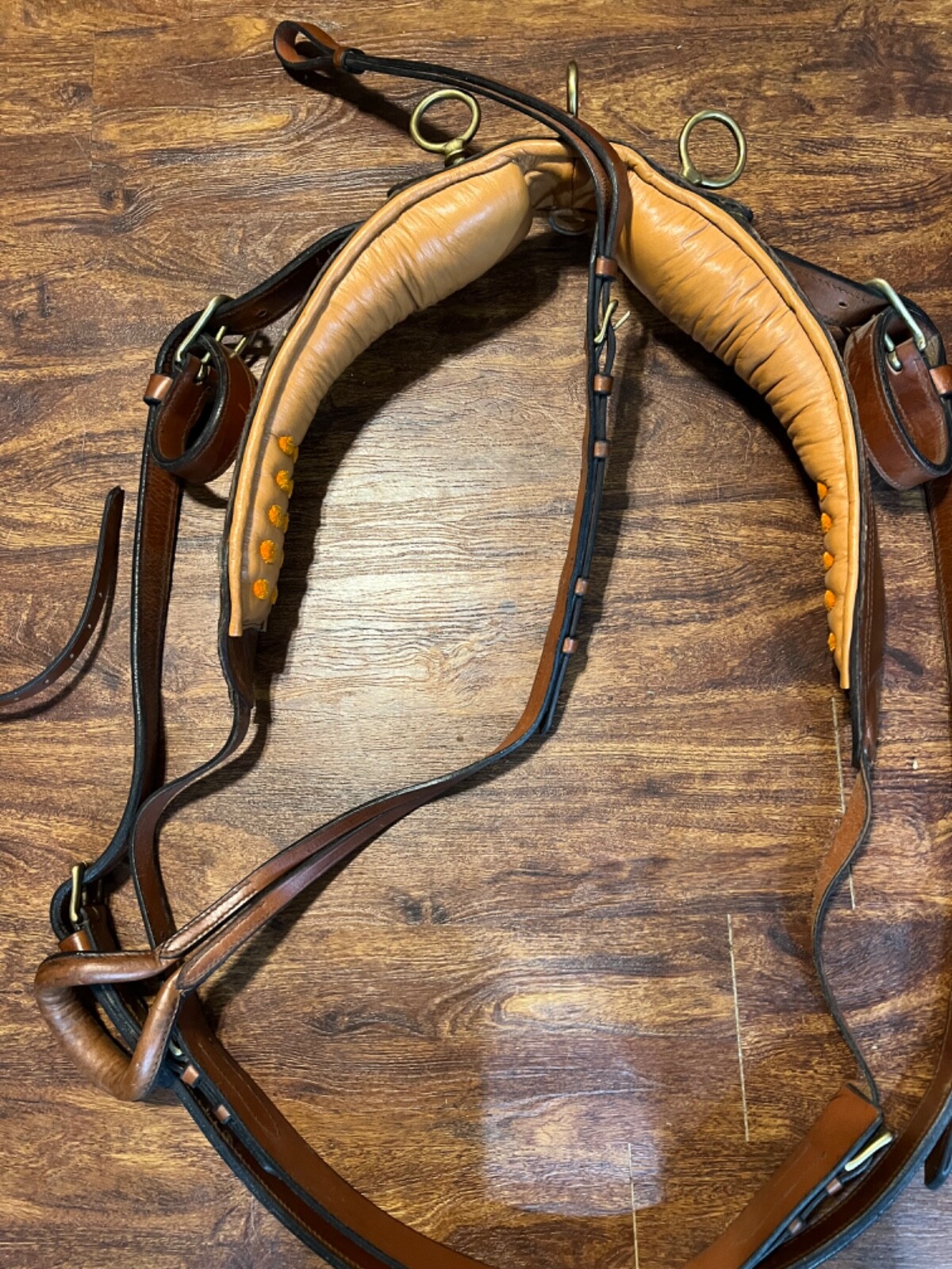Russet leather harness-large horse size-