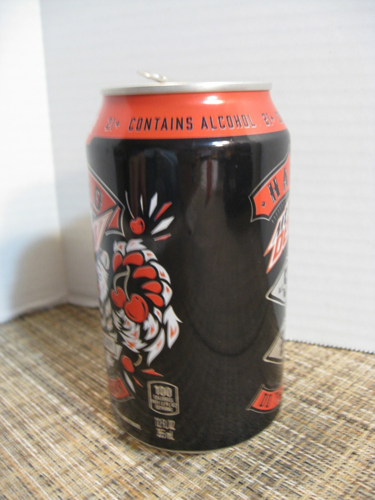 Mountain Dew EMPTY Can - HARD Mountain Dew - Black Cherry - Tiger Graphics