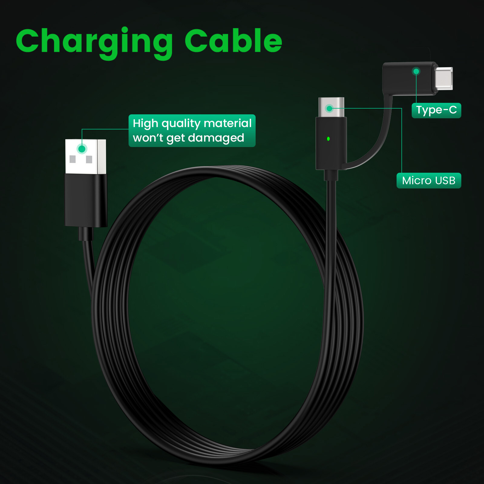 2 Rechargeable Battery Pack For XboxOne S X/Series X S Controller+Charging Cable