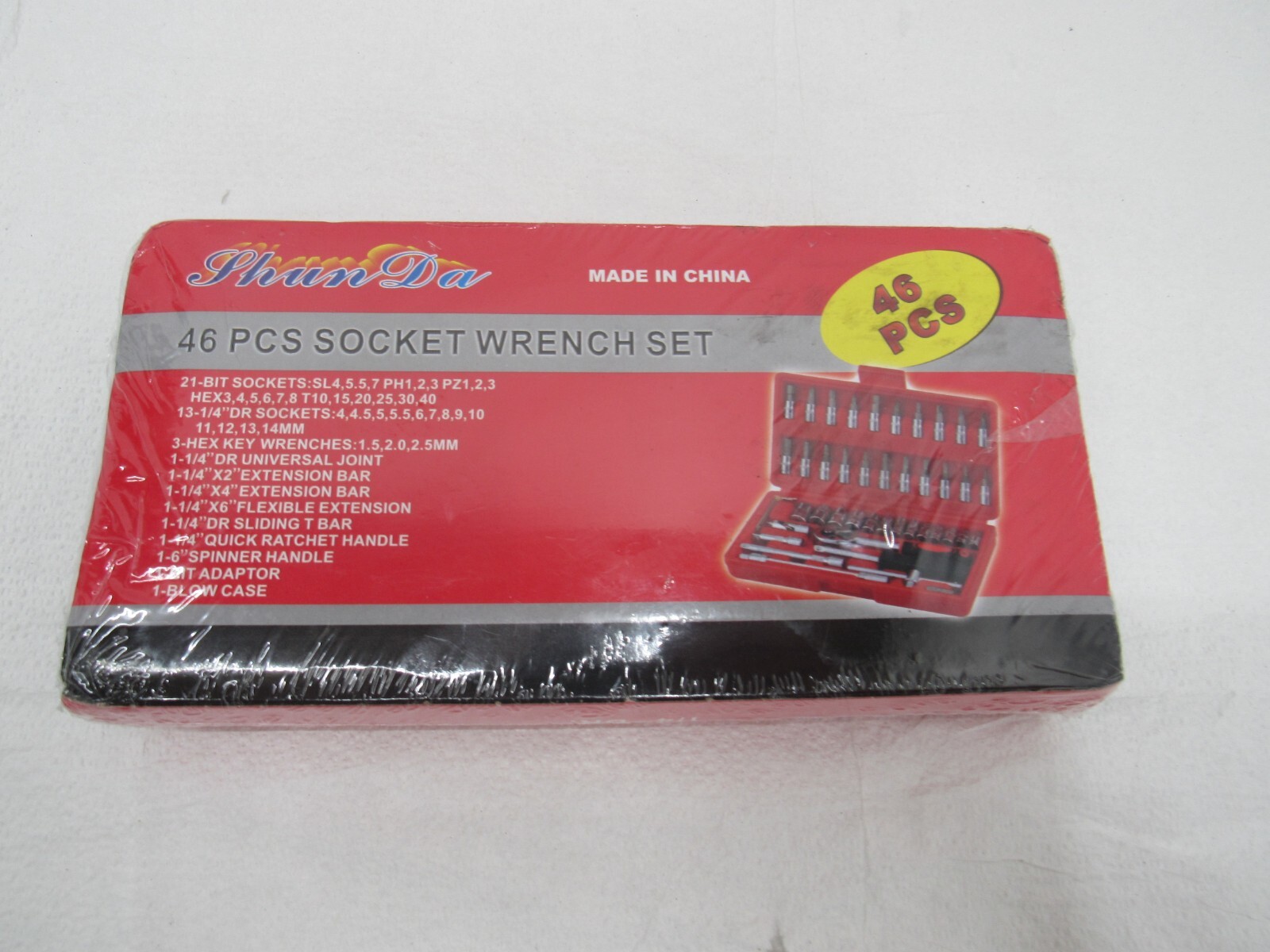 Phun Da 46 Piece Socket Wrench Set With Case