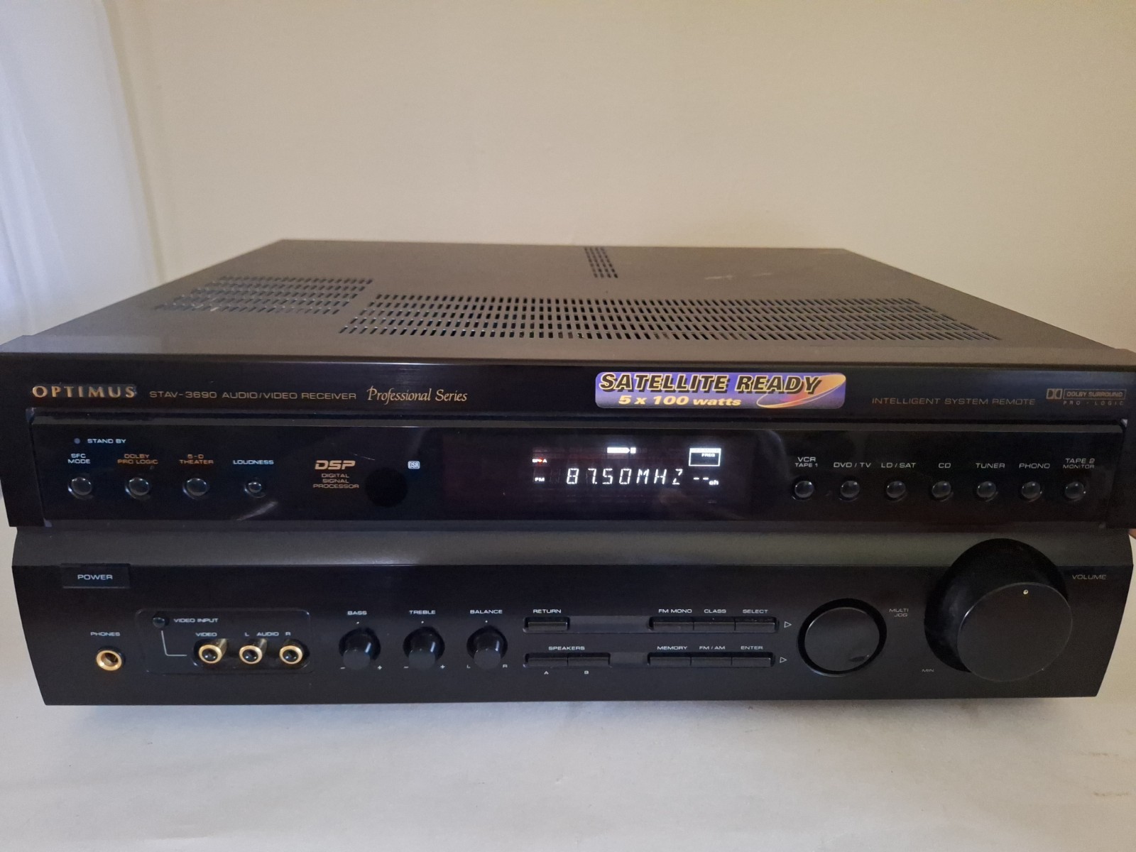 Optimus STAV-3690 Professional Series Audio/Video Receiver Home Entertainment