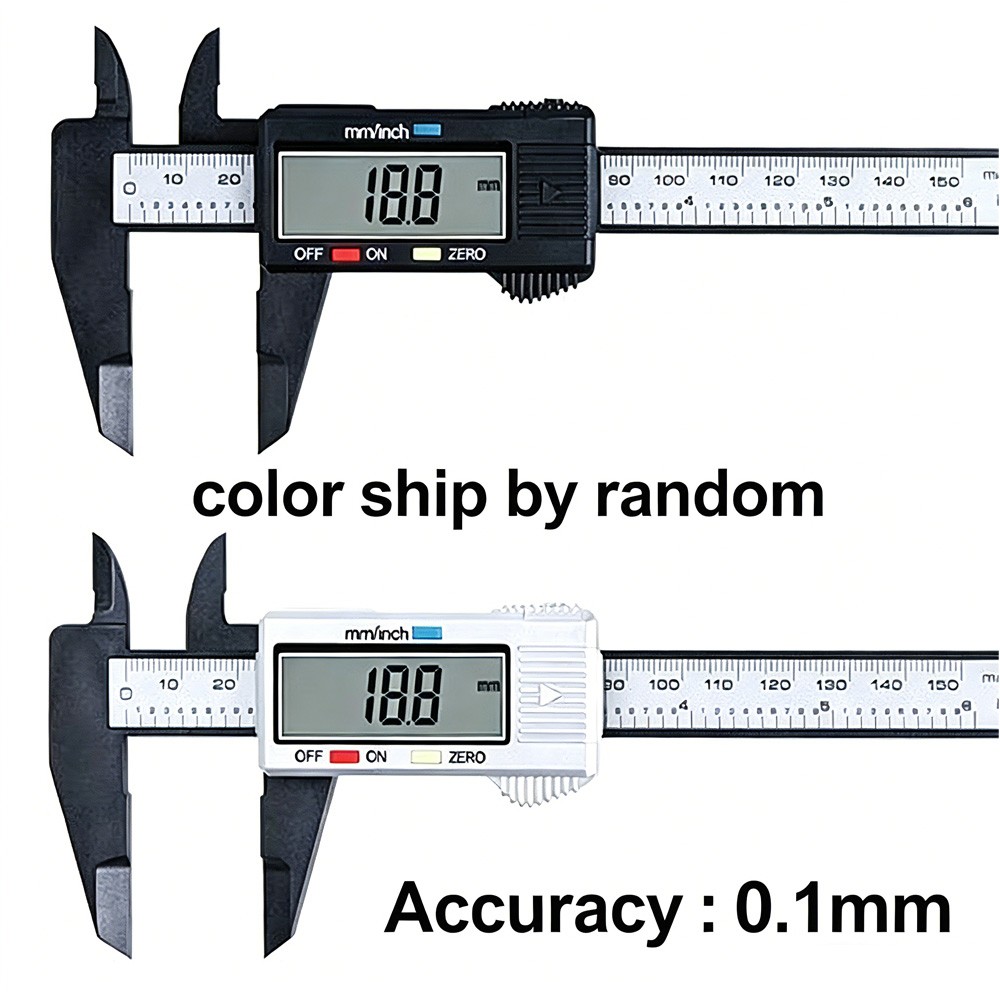 6" 150mm Digital Caliper Vernier Electronic Gauge Meter Ruler Measure Tool 0.1mm
