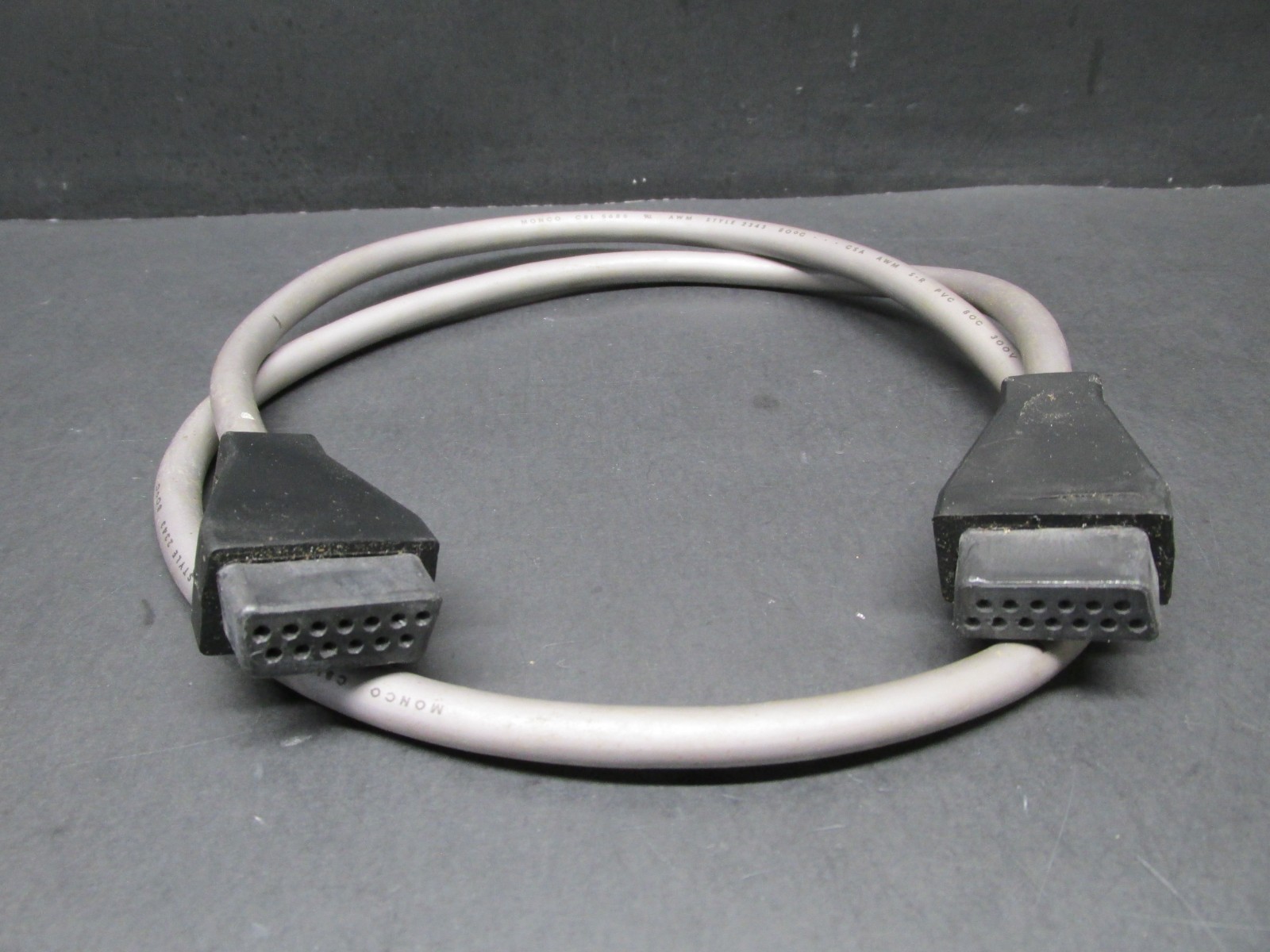 13-Pin Grey Cable 33" Long, Similar To A DO3 JAE, Cable, Atari 8 Bit