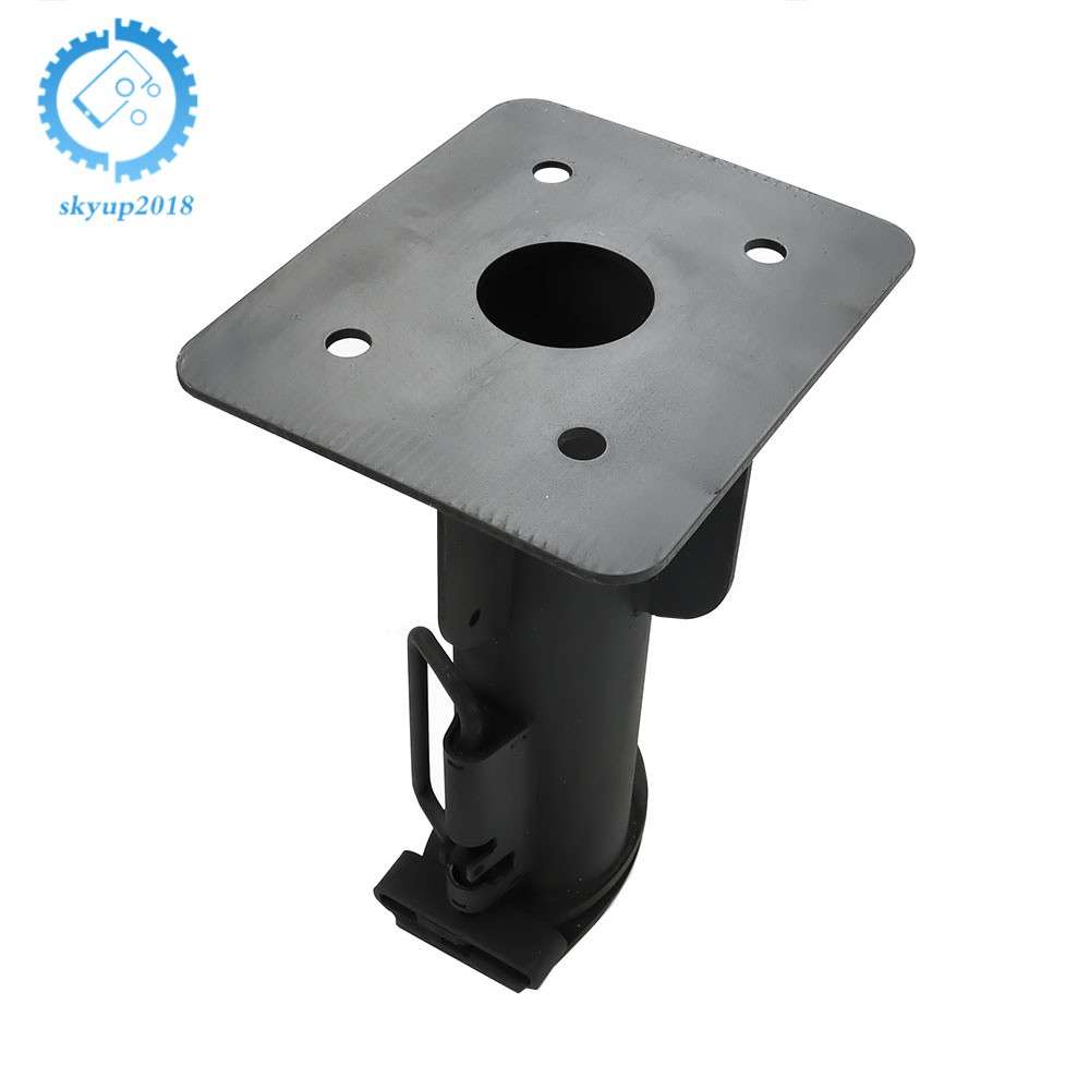 For Truck Trailer RV 17" Fifth (5th) Wheel to Gooseneck Adapter Hitch Black
