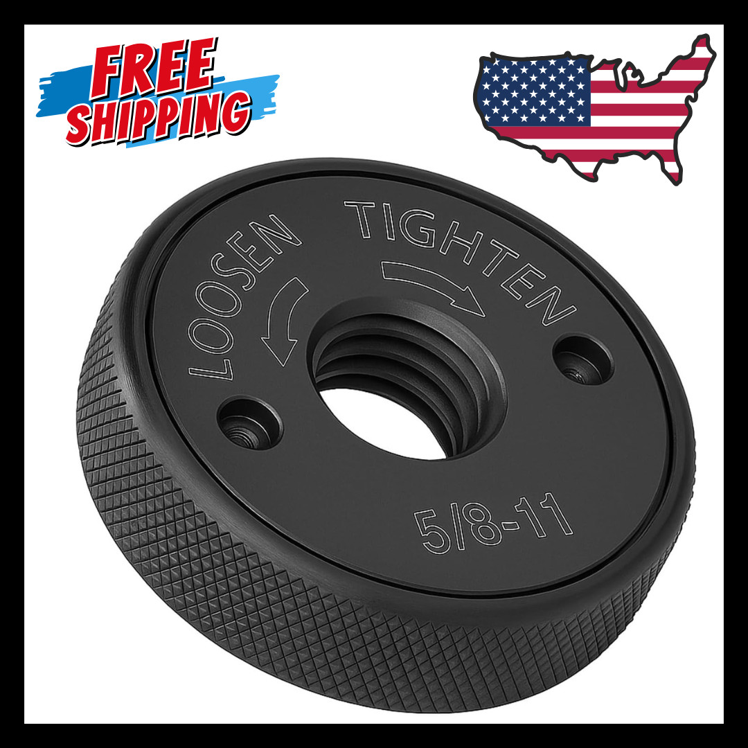 5/8''-11 Thread Angle Grinder Flange Nut, Metal Grinder Lock Nut Quick Release L