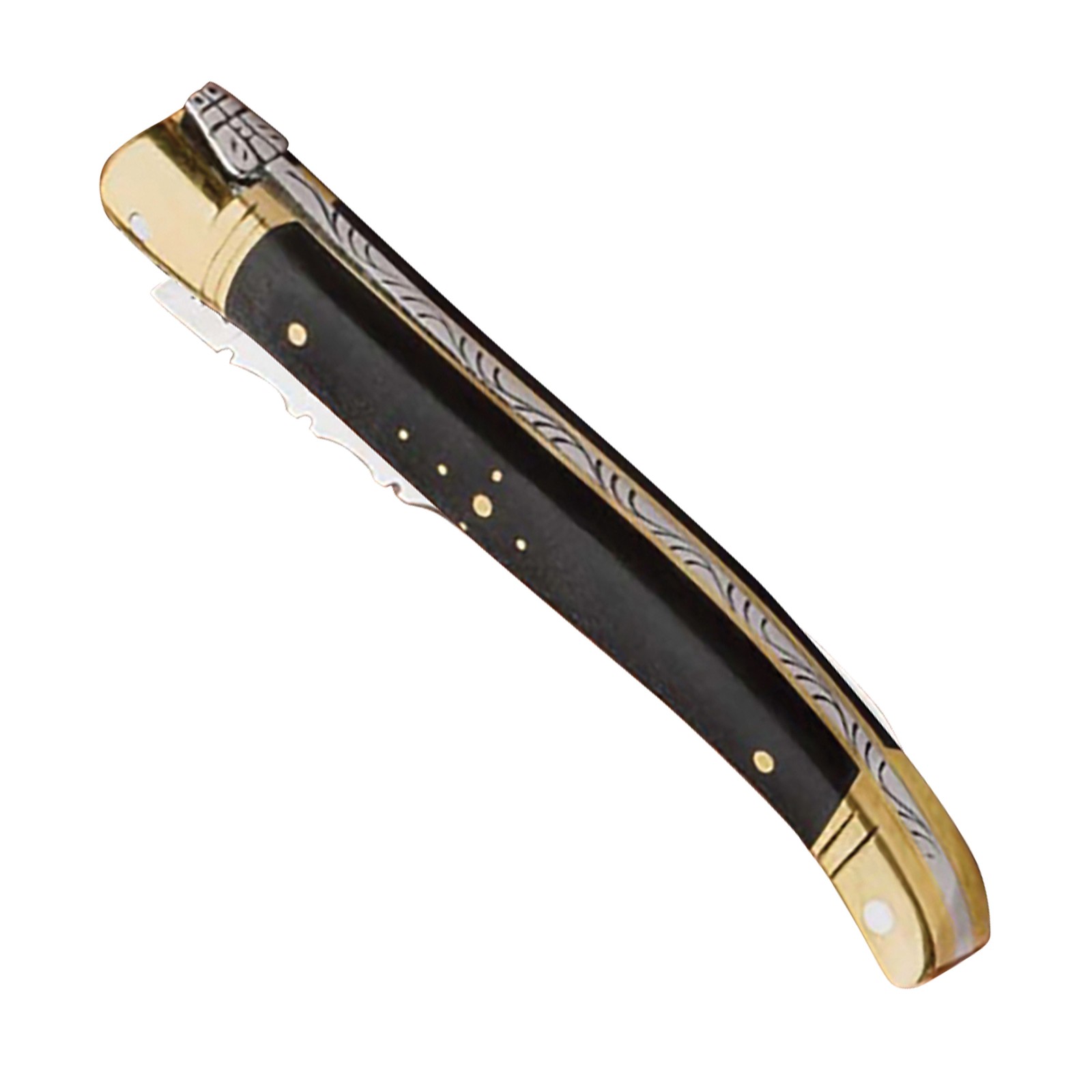 Laguiole Le Fidele Pocket Knife - 7.9” Handmade Folding Knife with Wood Handle