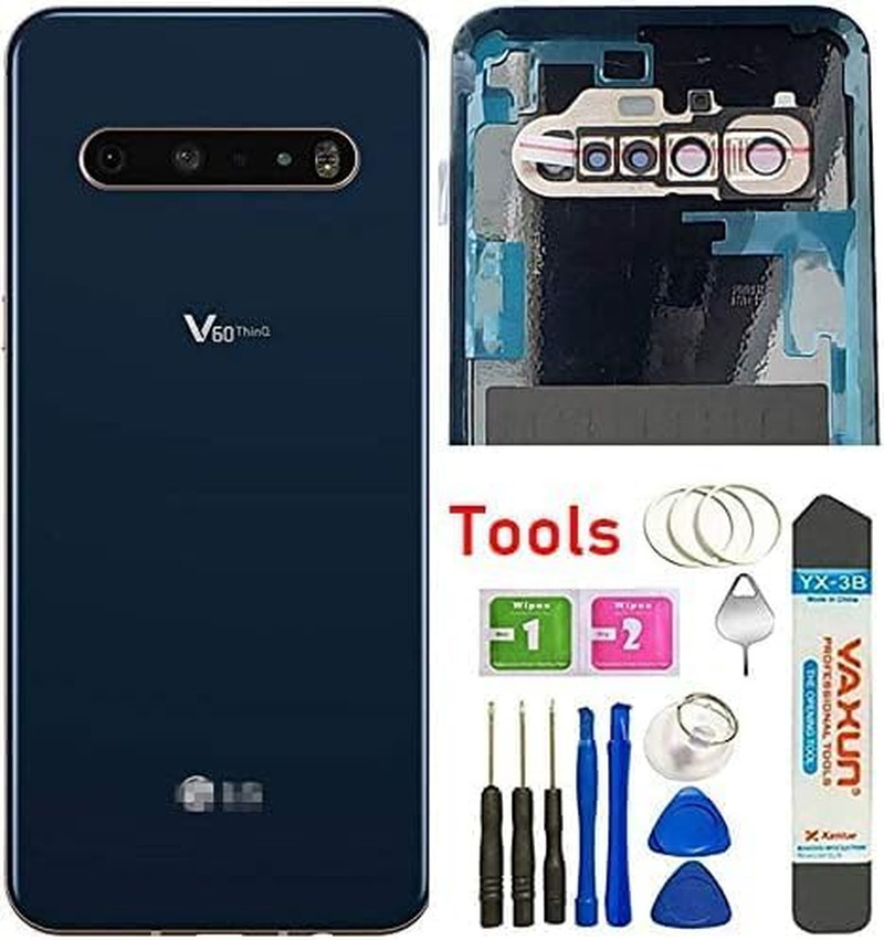 V60 Back Glass Replacement Door Housing Cover Panel Assembly Parts for LG V60 Th