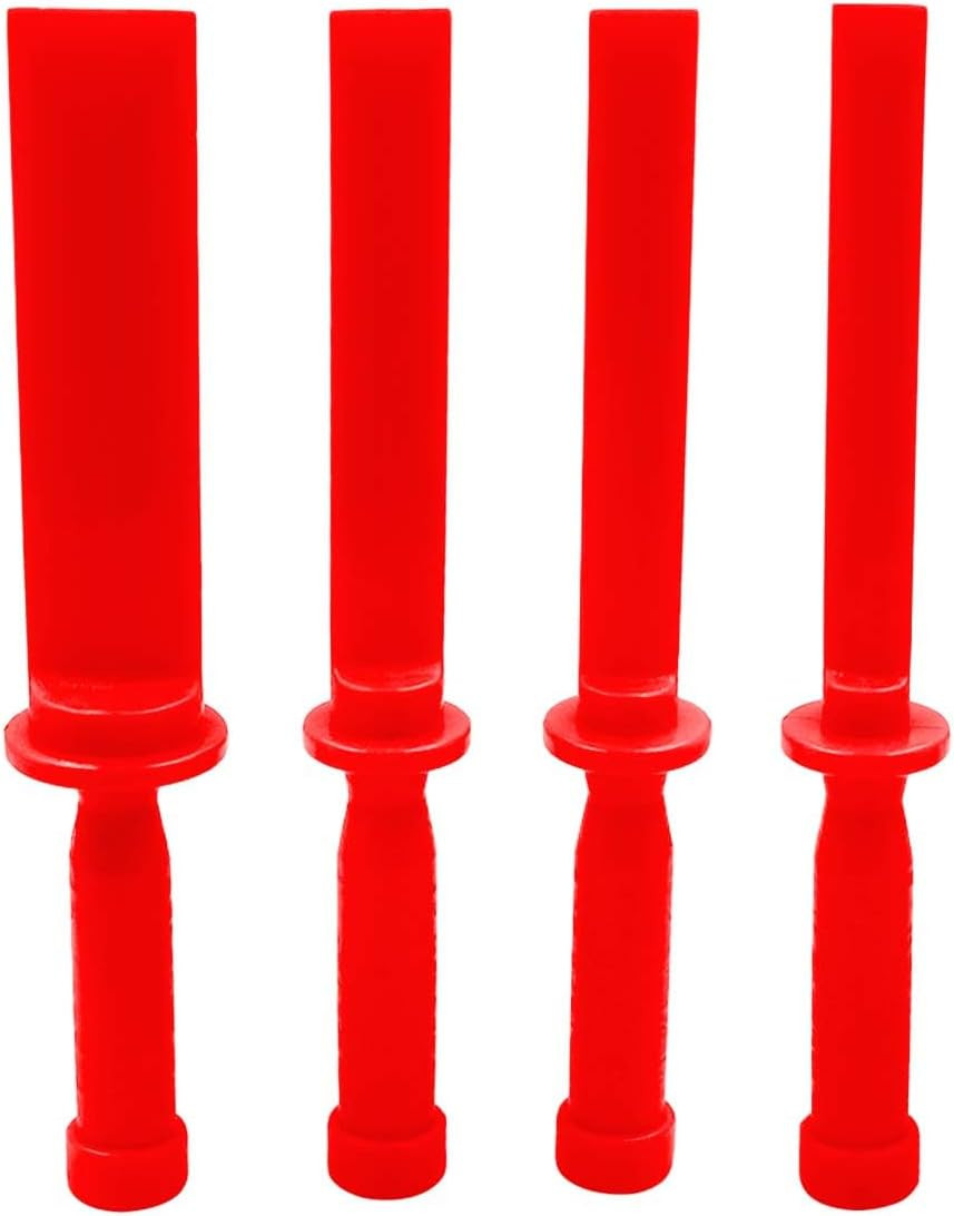 4PCS Plastic Chisel Scraper Set, Non-Marring Plastic Scraper Tools, Safe Chisel