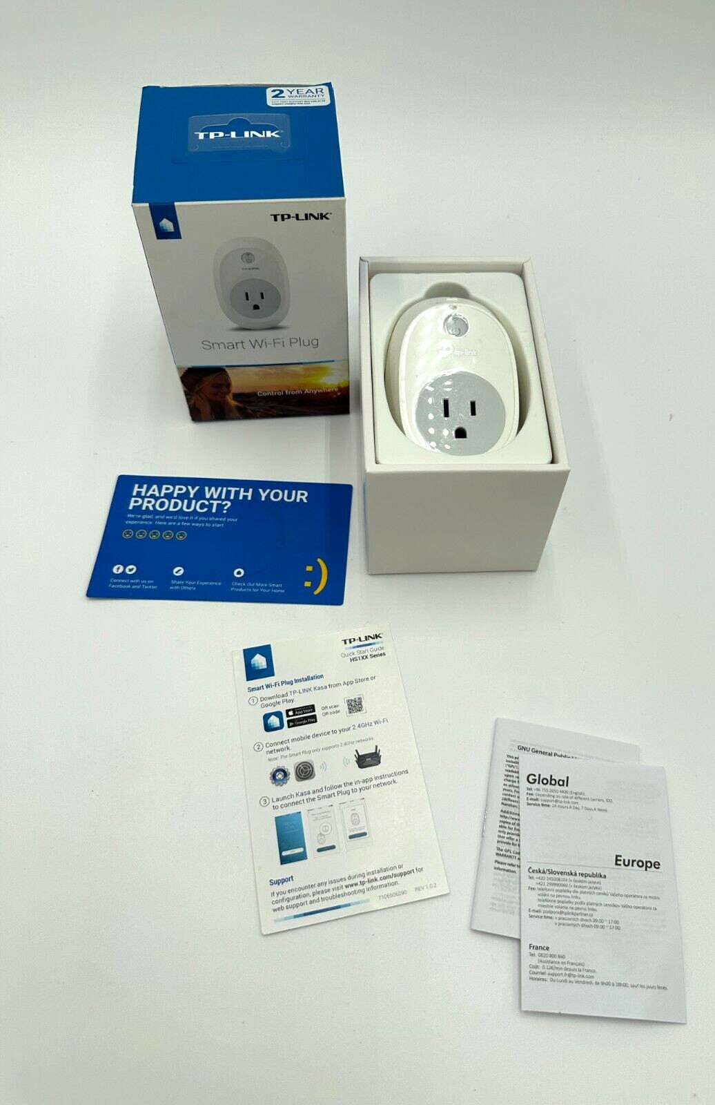 Brand New TP-Link Smart Wi-Fi Plug Amazon Alexa or Google Home Assistant HS100