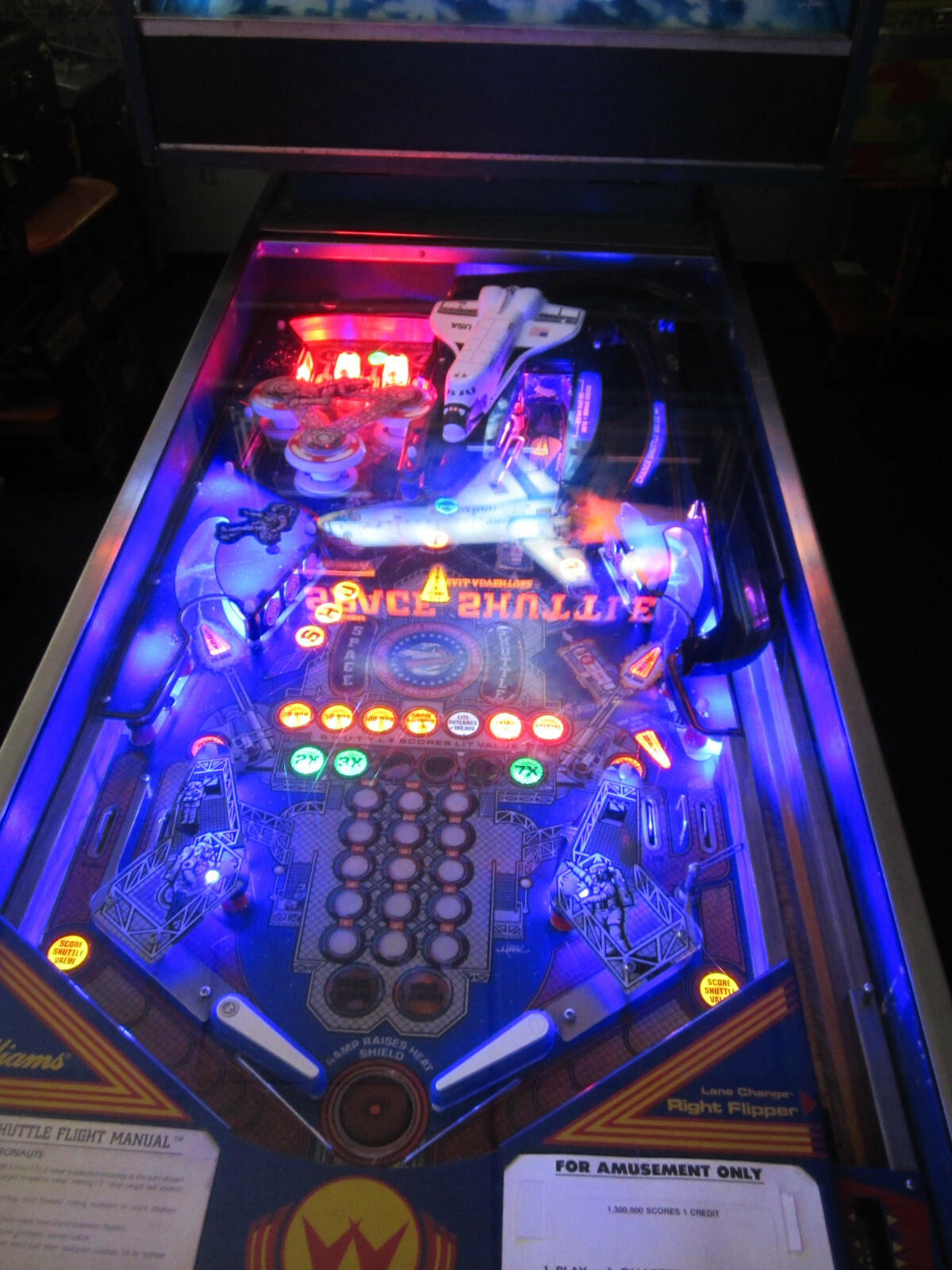 Space Shuttle Complete LED Lighting Kit custom SUPER BRIGHT PINBALL LED KIT
