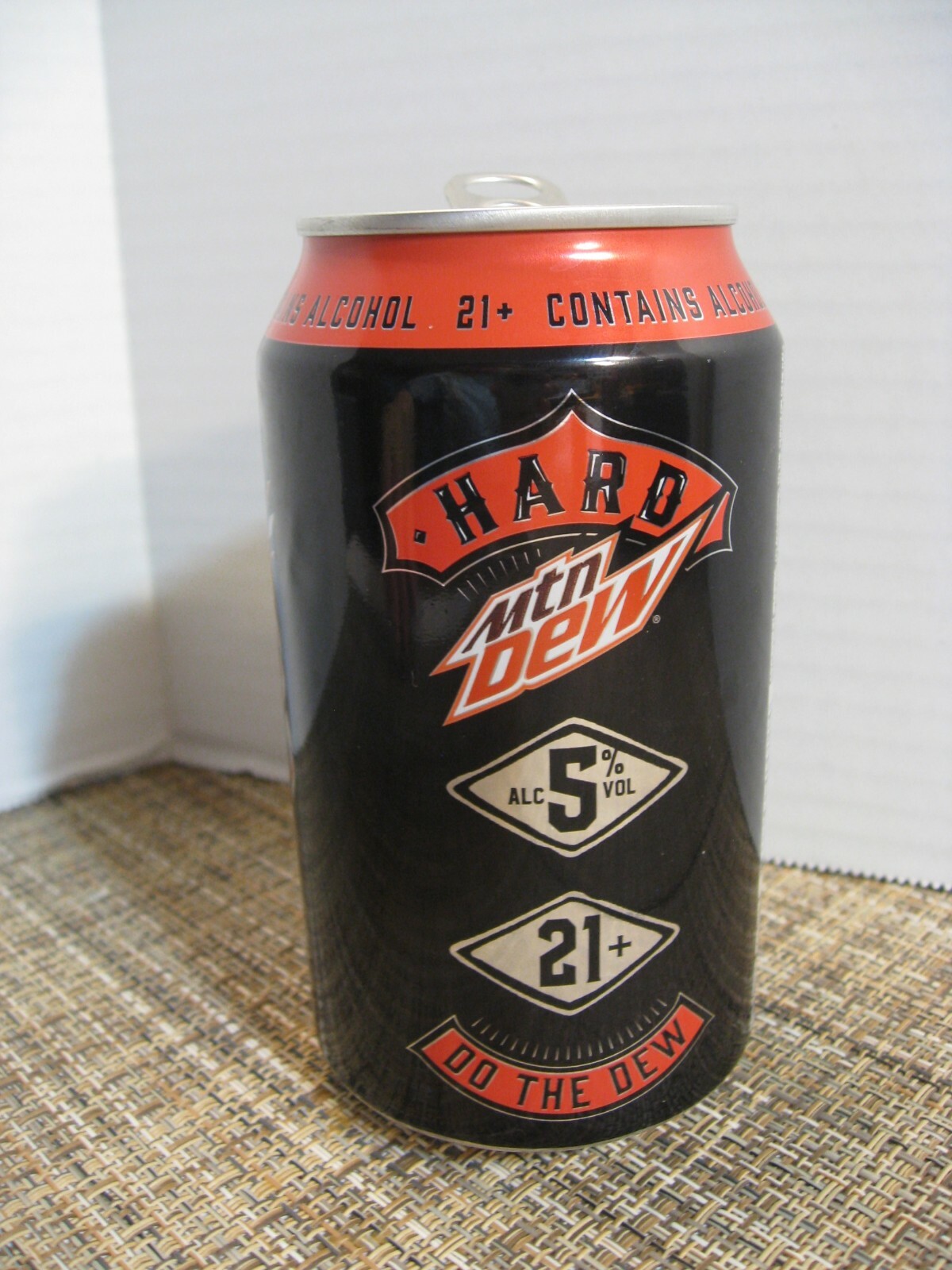 Mountain Dew EMPTY Can - HARD Mountain Dew - Black Cherry - Tiger Graphics