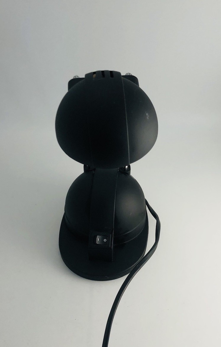 Ring Lighting Desk Lamp Halogen Telescopic - Black