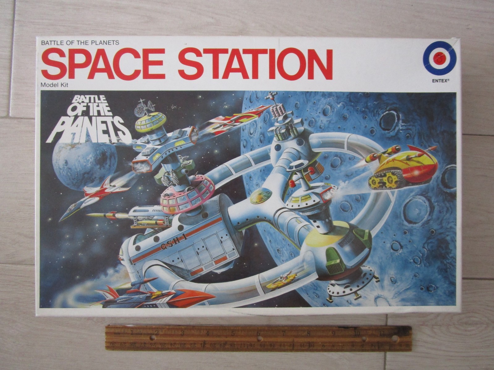 Vintage Entex Battle Of The Planets Space Station Vintage Model Kit 8411 NOS