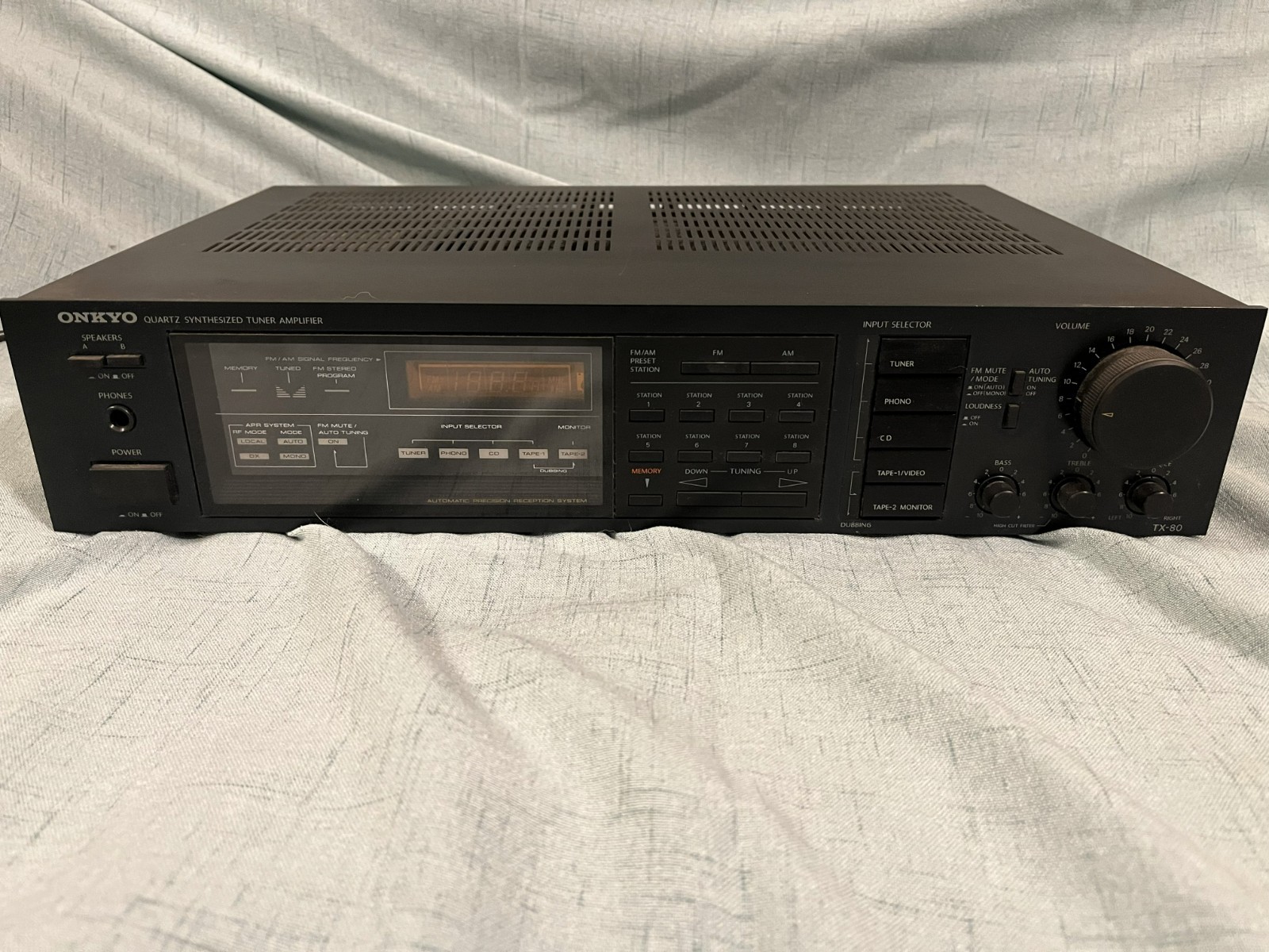 Onkyo TX-80 Vintage Quartz Synthesized Tuner