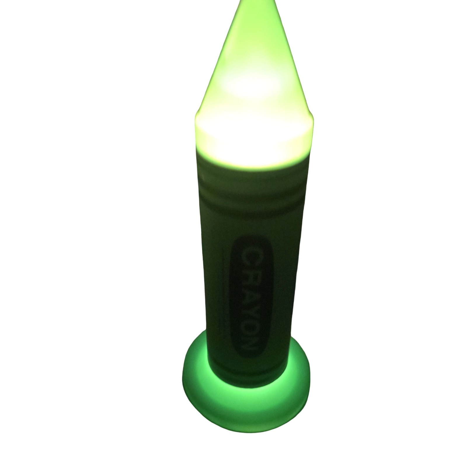 Vintage 1992 Ralphco Inc Crayon Lamp Night Light Green Works 12"