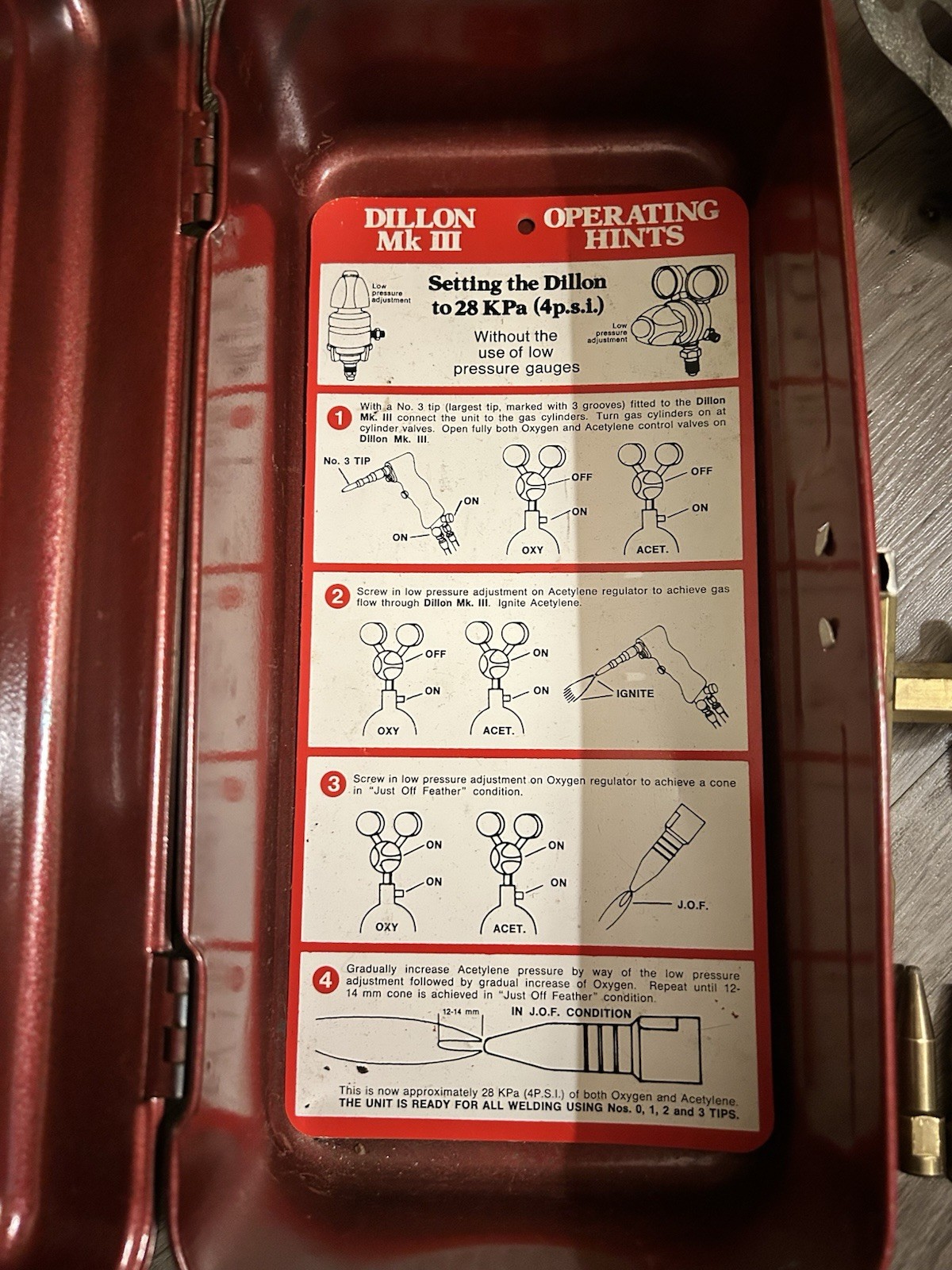 Henrob Dillon MK III Cutting Welding Torch System - Toolbox Case